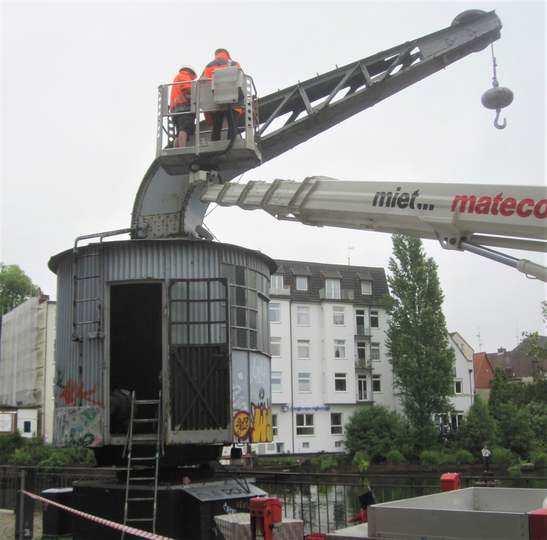 Kran am Serrahn von 1901